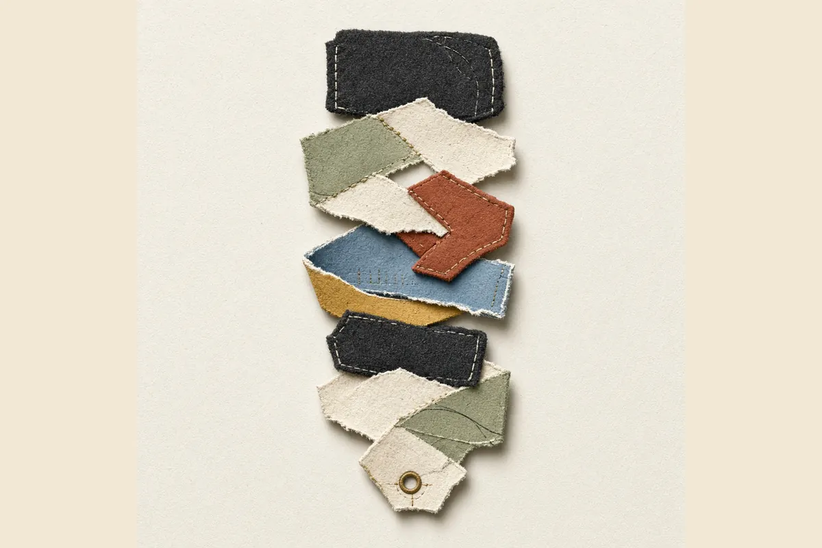 An archival set of index tabs appears without readable writing.